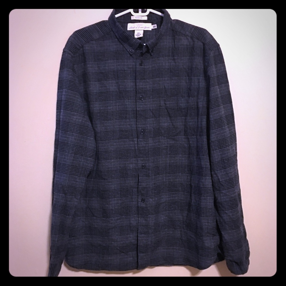 $9 SALE  L.O.G.G. By H&M Long Sleeve Shirt - XL